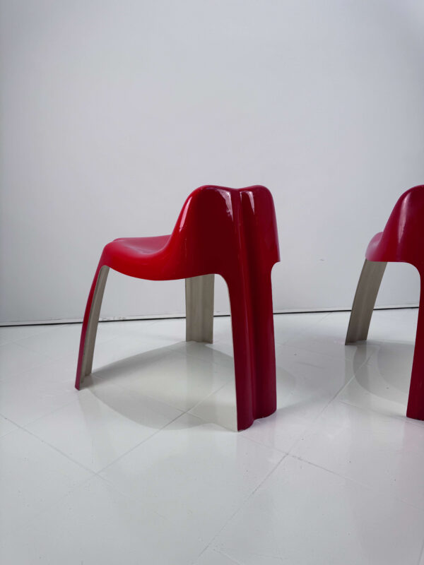 Set of 2b Ginger chairs by Patrick Gigembre for Paulus, 1970 - Imagen 2